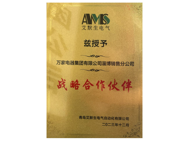 艾默生電氣戰(zhàn)略合作伙伴